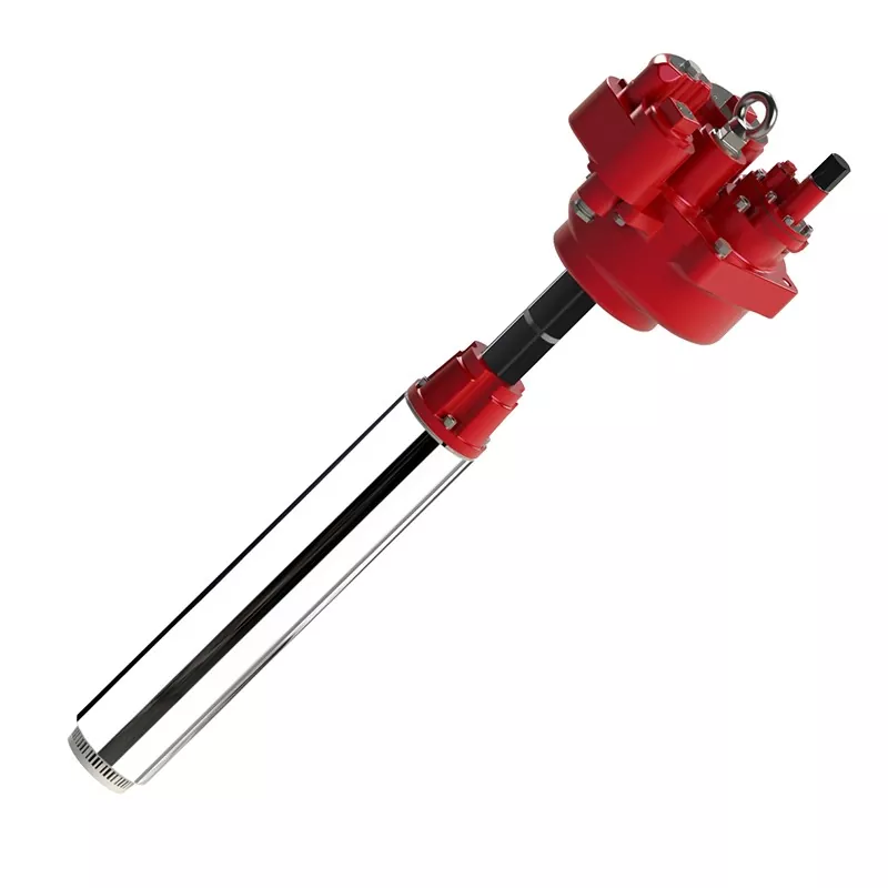 Set complet pompă submersibilă cu motor și tub de telescop